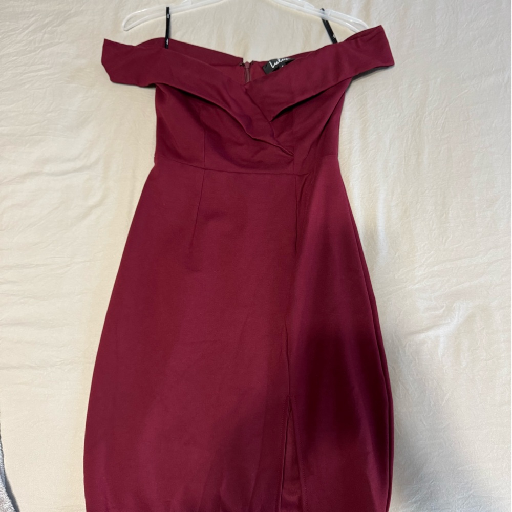 Lulus Classic Glam Off the Shoulder Dress